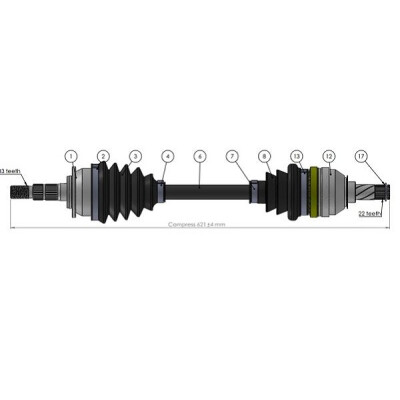 Albero motore/Semiasse