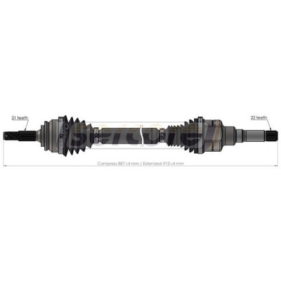 Albero motore/Semiasse