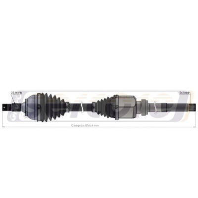 Albero motore/Semiasse