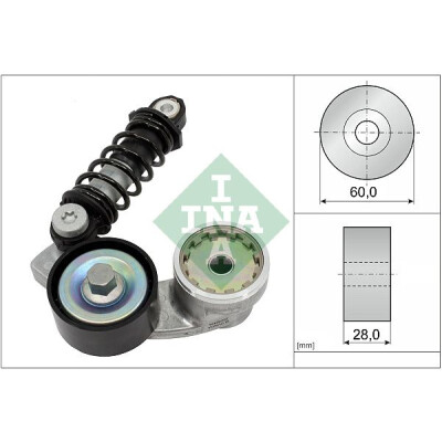 Tendicinghia, Cinghia Poly-V INA 534 0737 10
