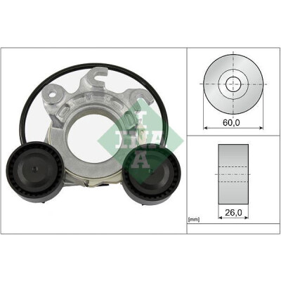 Tendicinghia, Cinghia Poly-V INA 534 0858 10