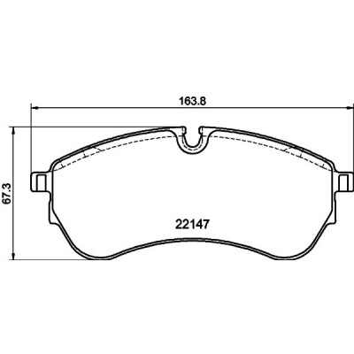 Set di pastiglie freno HELLA 8DB 355 045-801