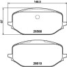 Kit pastiglie freno HELLA 8DB 355 044-291