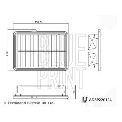 Filtro aria Blueprint ADBP220124