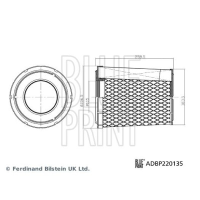 Filtro aria BLUEPRINT ADBP220135