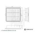 Filtro aria Blueprint ADBP220160