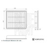Filtro aria Blueprint ADBP220162