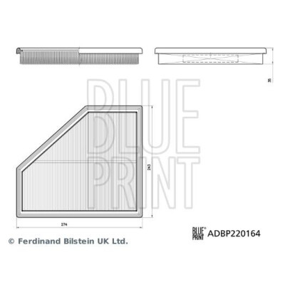 Filtro aria Blueprint ADBP220164