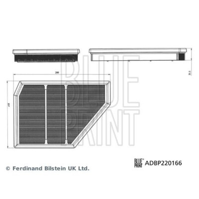 Filtro aria Blueprint ADBP220166