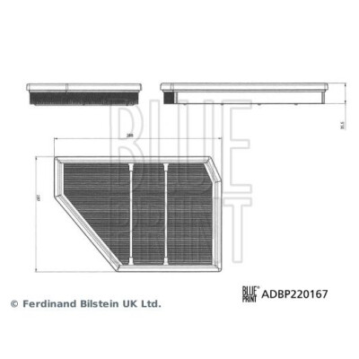 Filtro aria Blueprint ADBP220167