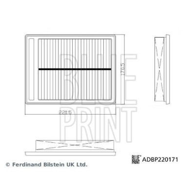 Filtro aria BLUEPRINT ADBP220171