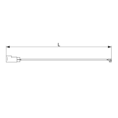 Contatto segnalazione, Usura past. freno/mat. d'attrito