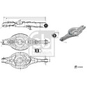 Braccio oscillante, Sospensione ruota