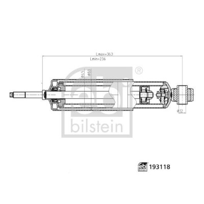 Ammortizzatore FEBI BILSTEIN 193118