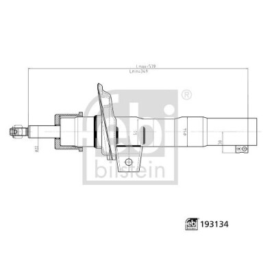 Ammortizzatore FEBI BILSTEIN 193134