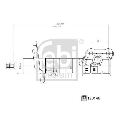 Ammortizzatore FEBI BILSTEIN 193146