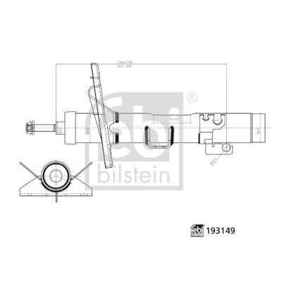Ammortizzatore FEBI BILSTEIN 193149