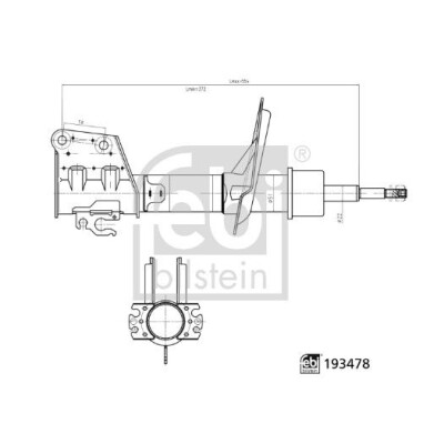 Ammortizzatore FEBI BILSTEIN 193478