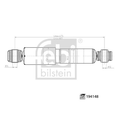 Ammortizzatore FEBI BILSTEIN 194148