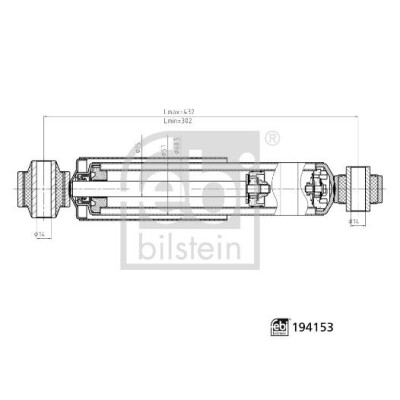 Ammortizzatore FEBI BILSTEIN 194153