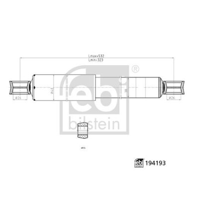Ammortizzatore FEBI BILSTEIN 194193