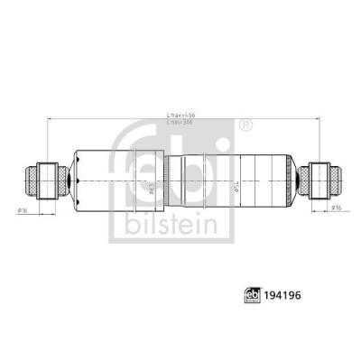 Ammortizzatore FEBI BILSTEIN 194196