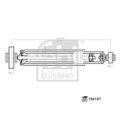 Ammortizzatore FEBI BILSTEIN 194197
