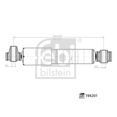 Ammortizzatore FEBI BILSTEIN 194201