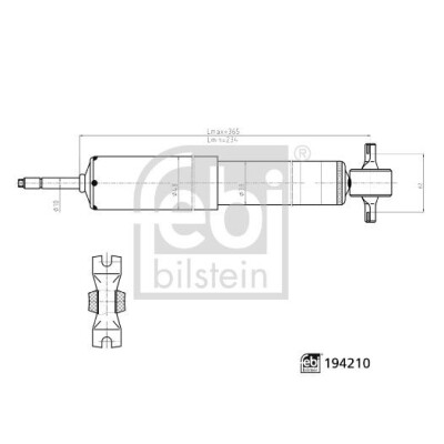 Ammortizzatore FEBI BILSTEIN 194210