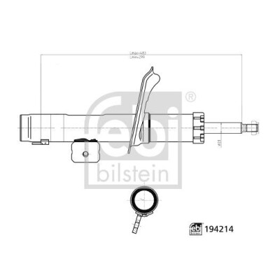 Ammortizzatore FEBI BILSTEIN 194214