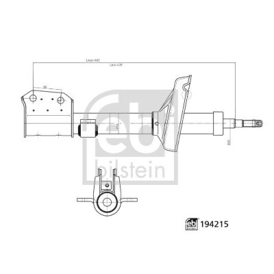 Ammortizzatore FEBI BILSTEIN 194215