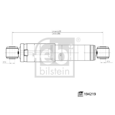 Ammortizzatore FEBI BILSTEIN 194219