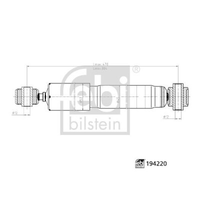 Ammortizzatore FEBI BILSTEIN 194220