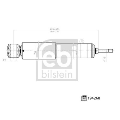 Ammortizzatore FEBI BILSTEIN 194268