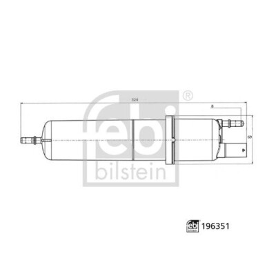 Filtro carburante FEBI BILSTEIN 196351