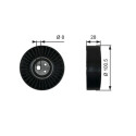 Rullo tenditore, Cinghia Poly-V