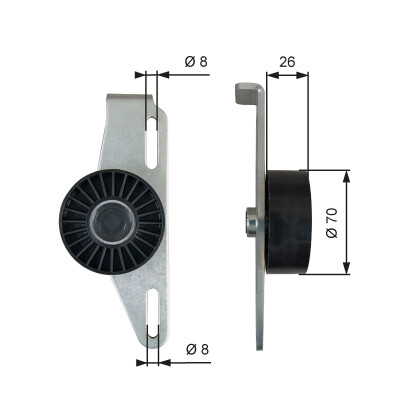 Tendicinghia, Cinghia Poly-V