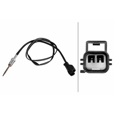 Sensore, temperatura gas di scarico HELLA 6PT 010 376-581