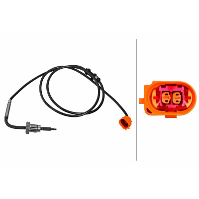 Sensore, temperatura gas di scarico HELLA 6PT 010 376-611