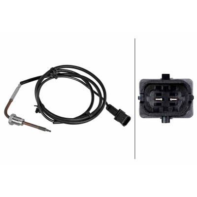 Sensore, temperatura gas di scarico HELLA 6PT 010 376-651