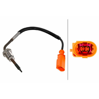 Sensore, temperatura gas di scarico HELLA 6PT 010 376-681