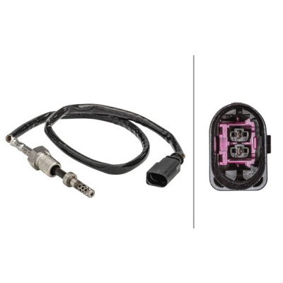Sensore, temperatura gas di scarico HELLA 6PT 358 181-141