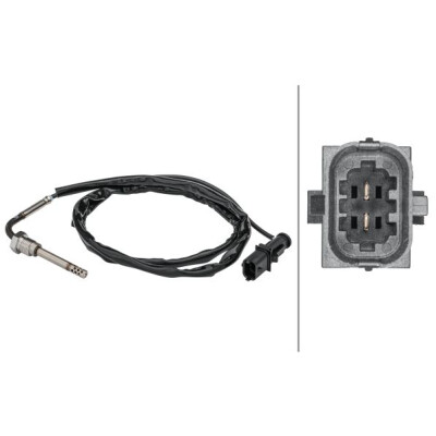 Sensore, temperatura gas di scarico HELLA 6PT 358 181-451