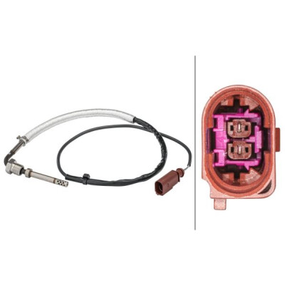 Sensore, temperatura gas di scarico HELLA 6PT 358 181-521