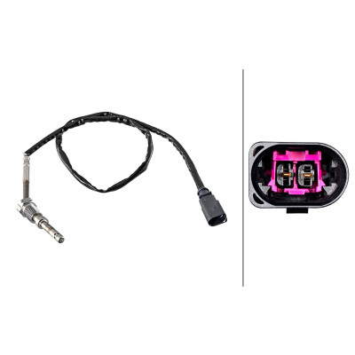 Sensore, temperatura gas di scarico HELLA 6PT 358 226-161