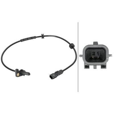 Sensore, velocità ruota HELLA 6PU 012 806-881