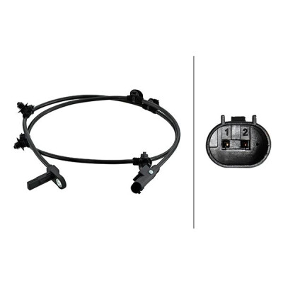 Sensore, velocità ruota HELLA 6PU 230 048-271