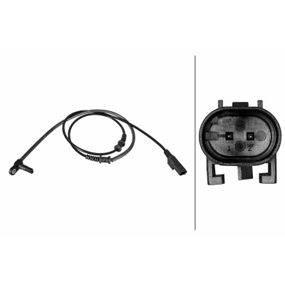 Sensore, velocità ruota HELLA 6PU 358 216-281