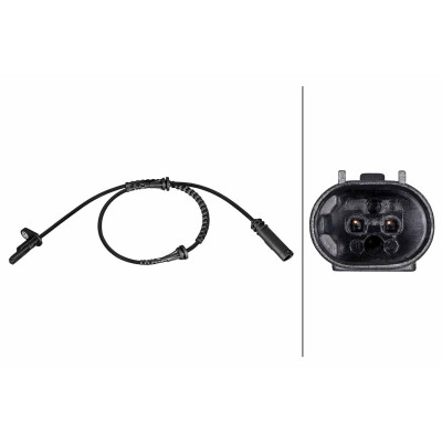 Sensore, velocità ruota HELLA 6PU 358 216-531