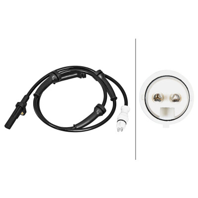Sensore, velocità ruota HELLA 6PU 358 217-031